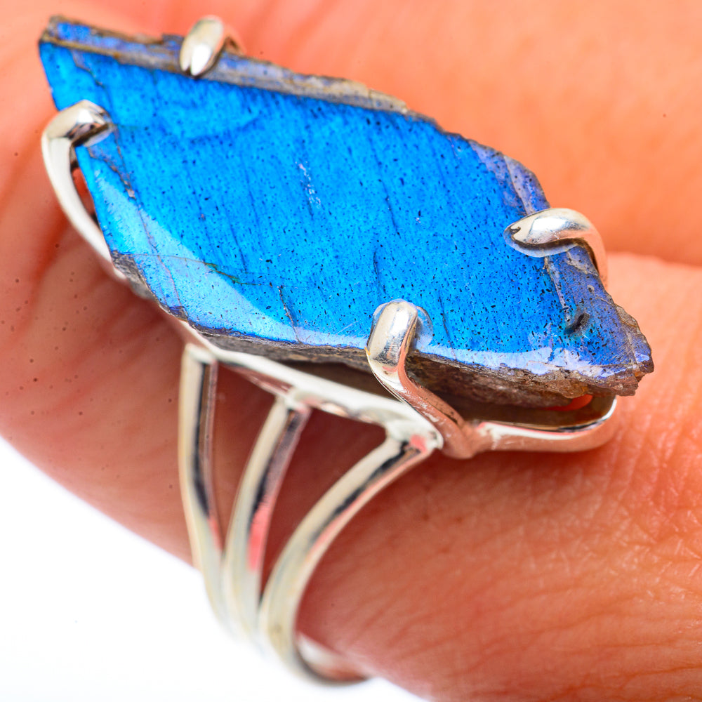 Labradorite Rings handcrafted by Ana Silver Co - RING73098