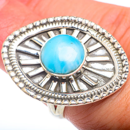 Larimar Rings handcrafted by Ana Silver Co - RING73100