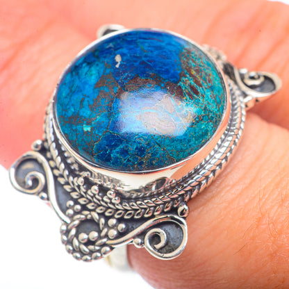 Chrysocolla Rings handcrafted by Ana Silver Co - RING73101