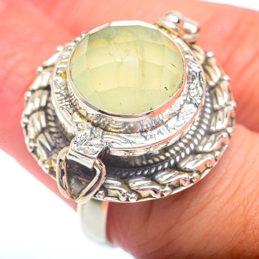 Prehnite Rings handcrafted by Ana Silver Co - RING73105