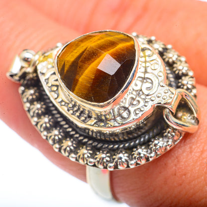 Tiger Eye Rings handcrafted by Ana Silver Co - RING73115