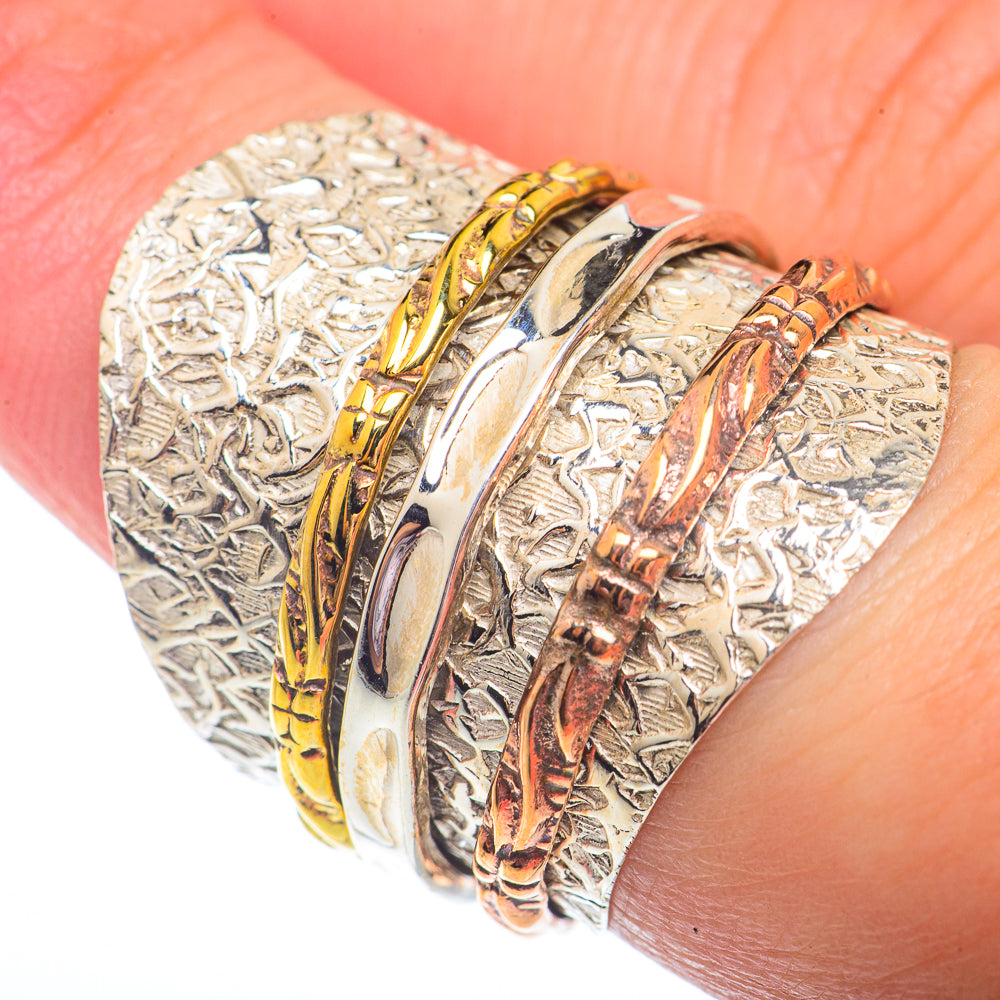 Meditation Spinner Rings handcrafted by Ana Silver Co - RING73118