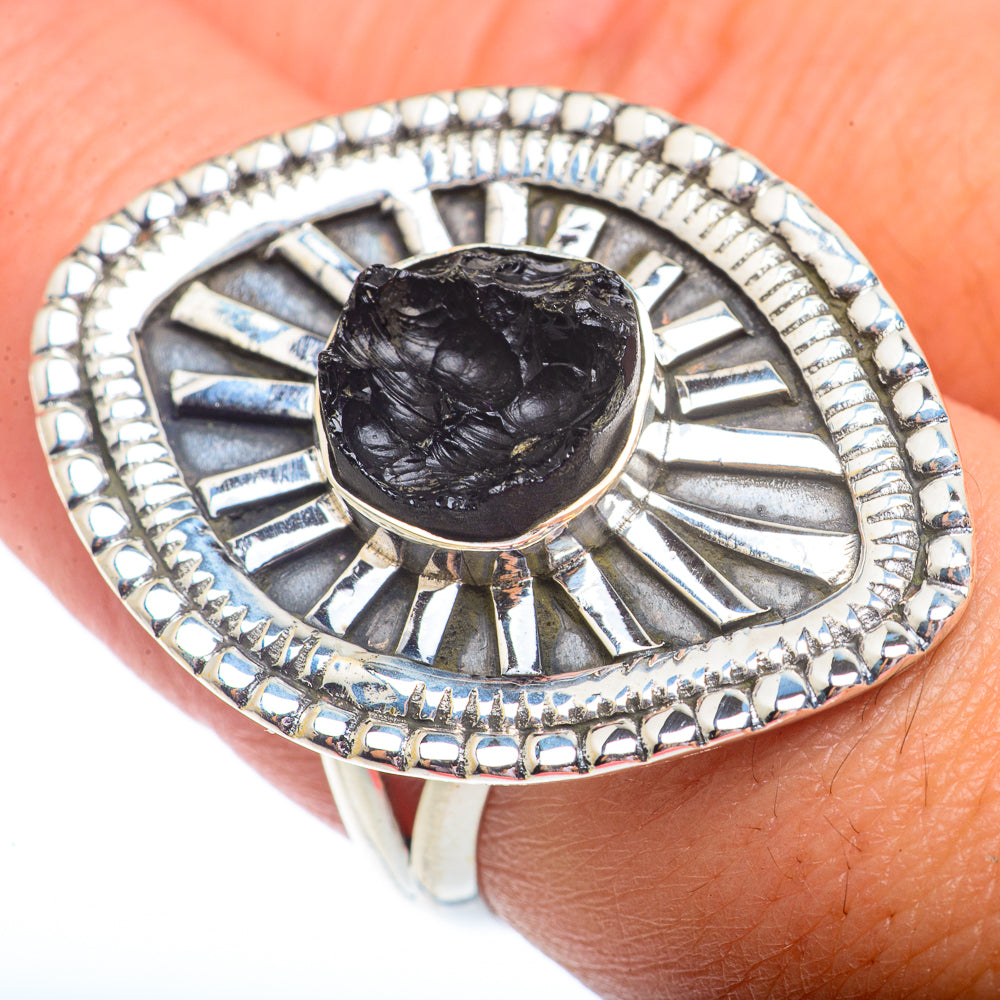 Tektite Rings handcrafted by Ana Silver Co - RING73119
