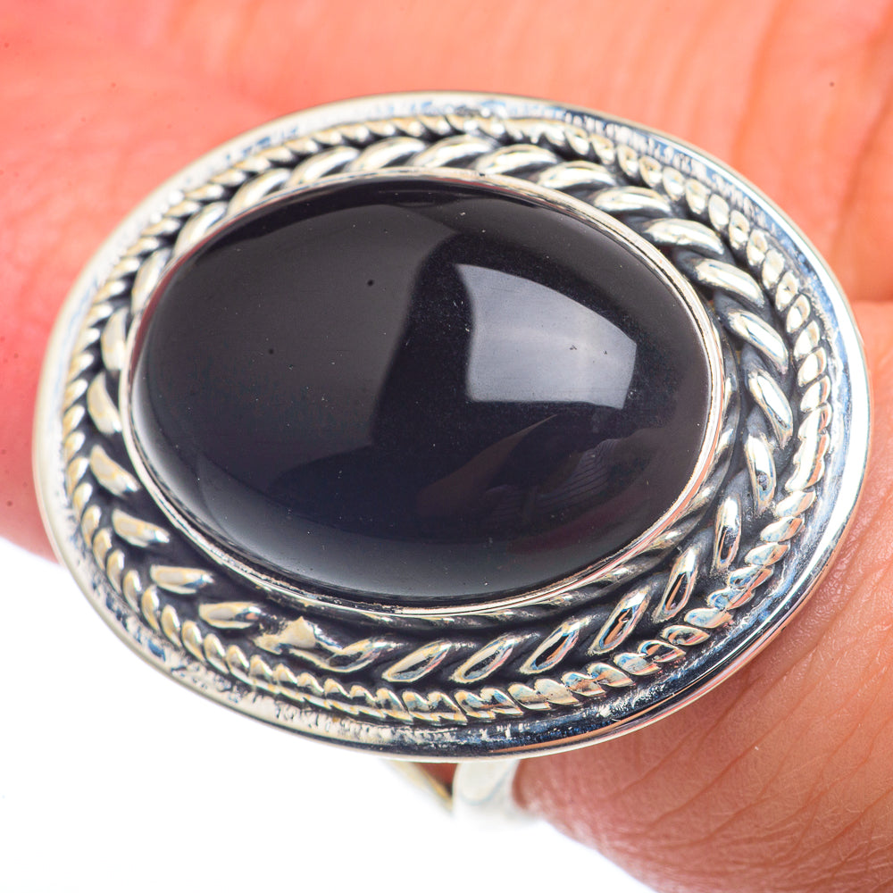 Black Onyx Rings handcrafted by Ana Silver Co - RING73120