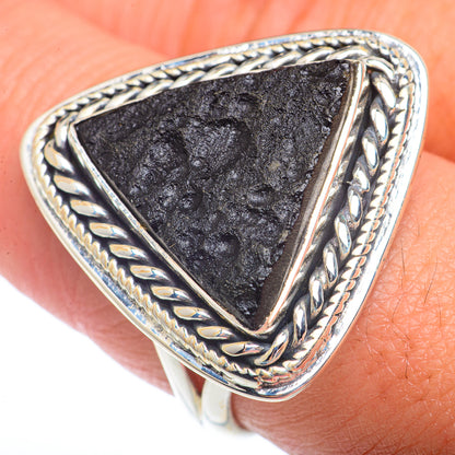 Tektite Rings handcrafted by Ana Silver Co - RING73122