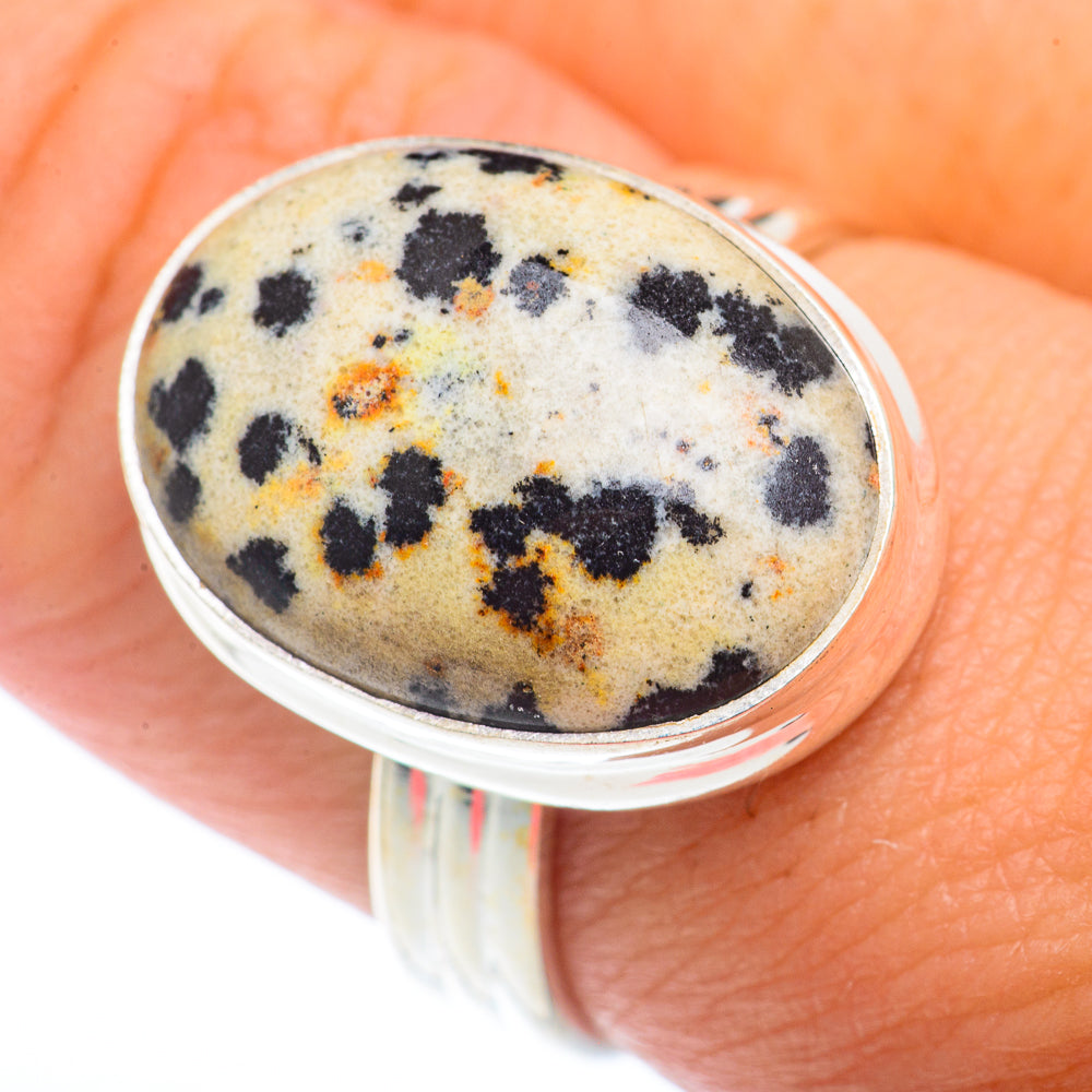 Dalmatian Jasper Rings handcrafted by Ana Silver Co - RING73151