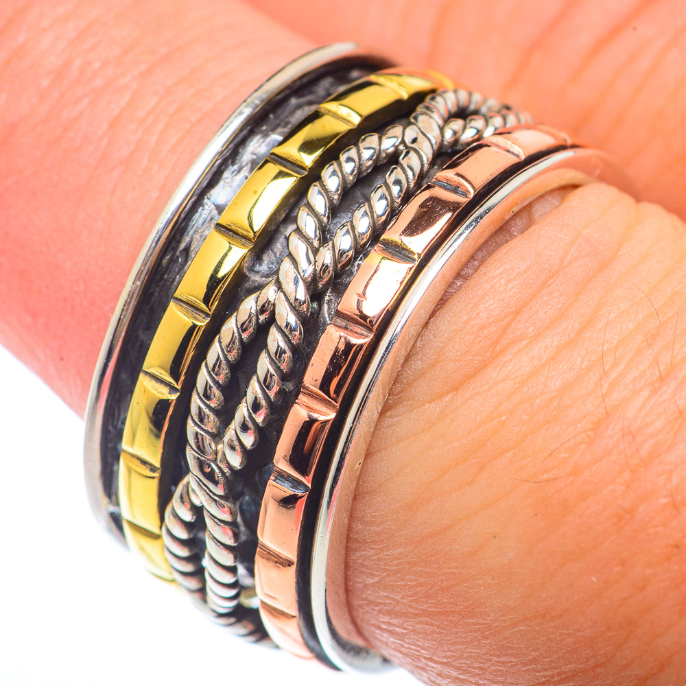 Meditation Spinner Rings handcrafted by Ana Silver Co - RING73166