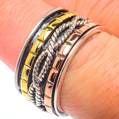 Meditation Spinner Rings handcrafted by Ana Silver Co - RING73166