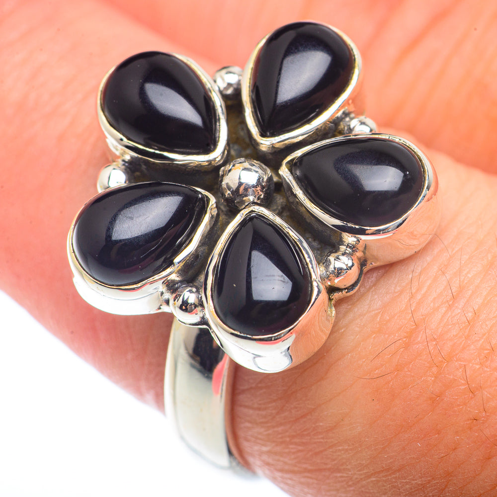 Black Onyx Rings handcrafted by Ana Silver Co - RING73169