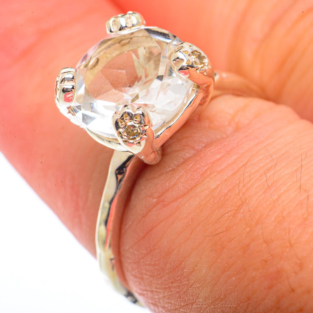 White Quartz Rings handcrafted by Ana Silver Co - RING73171
