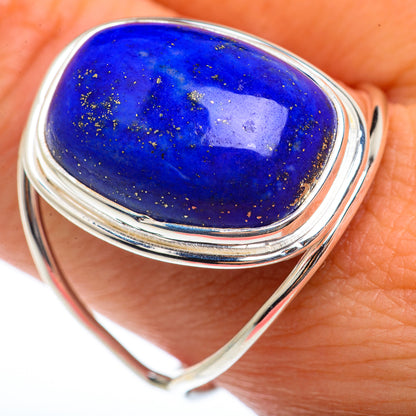 Lapis Lazuli Rings handcrafted by Ana Silver Co - RING73186