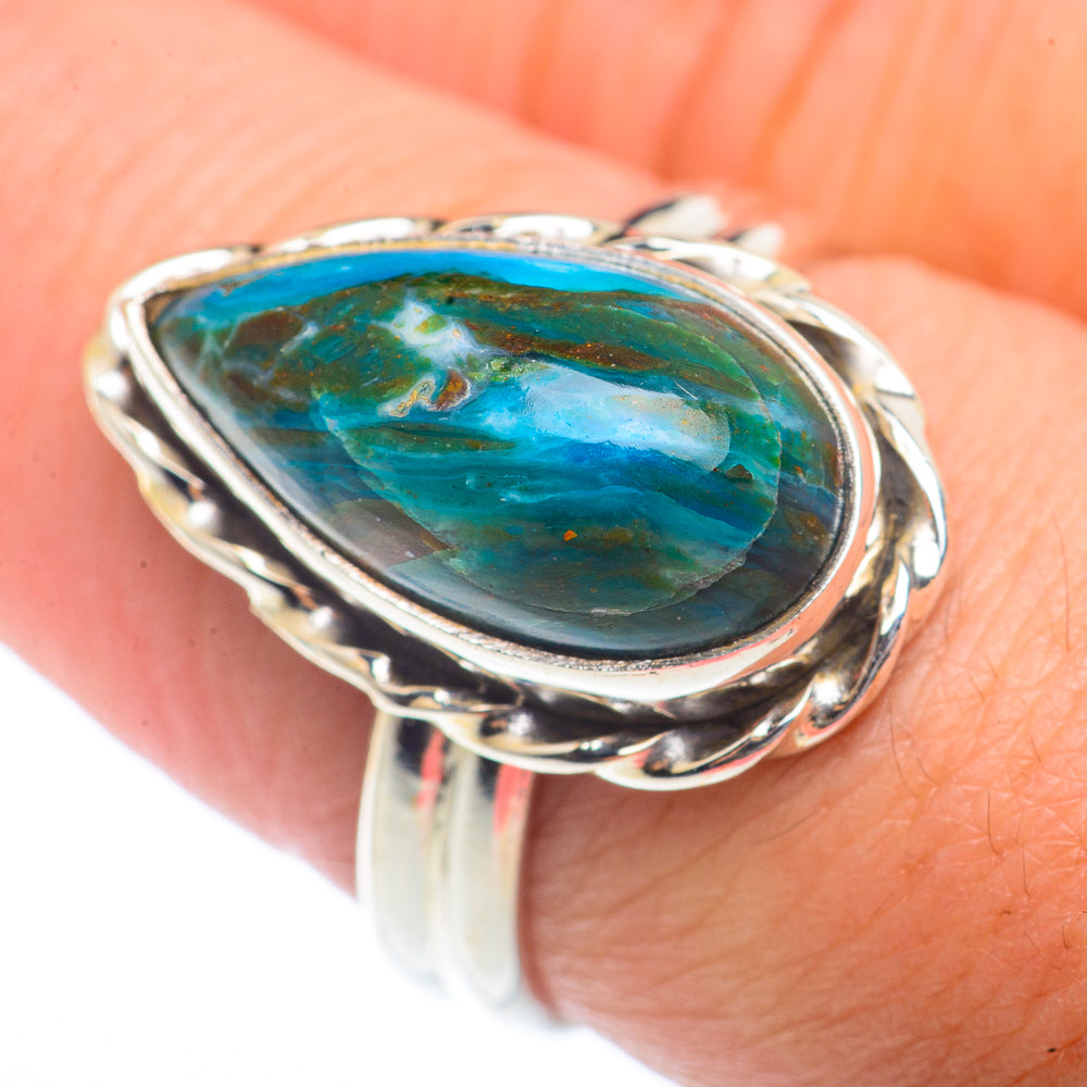 Peruvian Opal Rings handcrafted by Ana Silver Co - RING73191