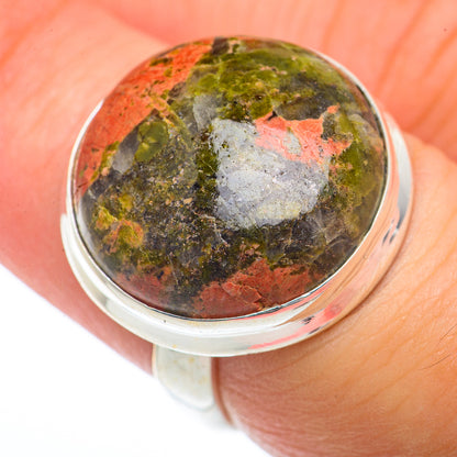 Unakite Rings handcrafted by Ana Silver Co - RING73194