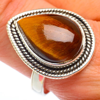 Tiger Eye Rings handcrafted by Ana Silver Co - RING73197