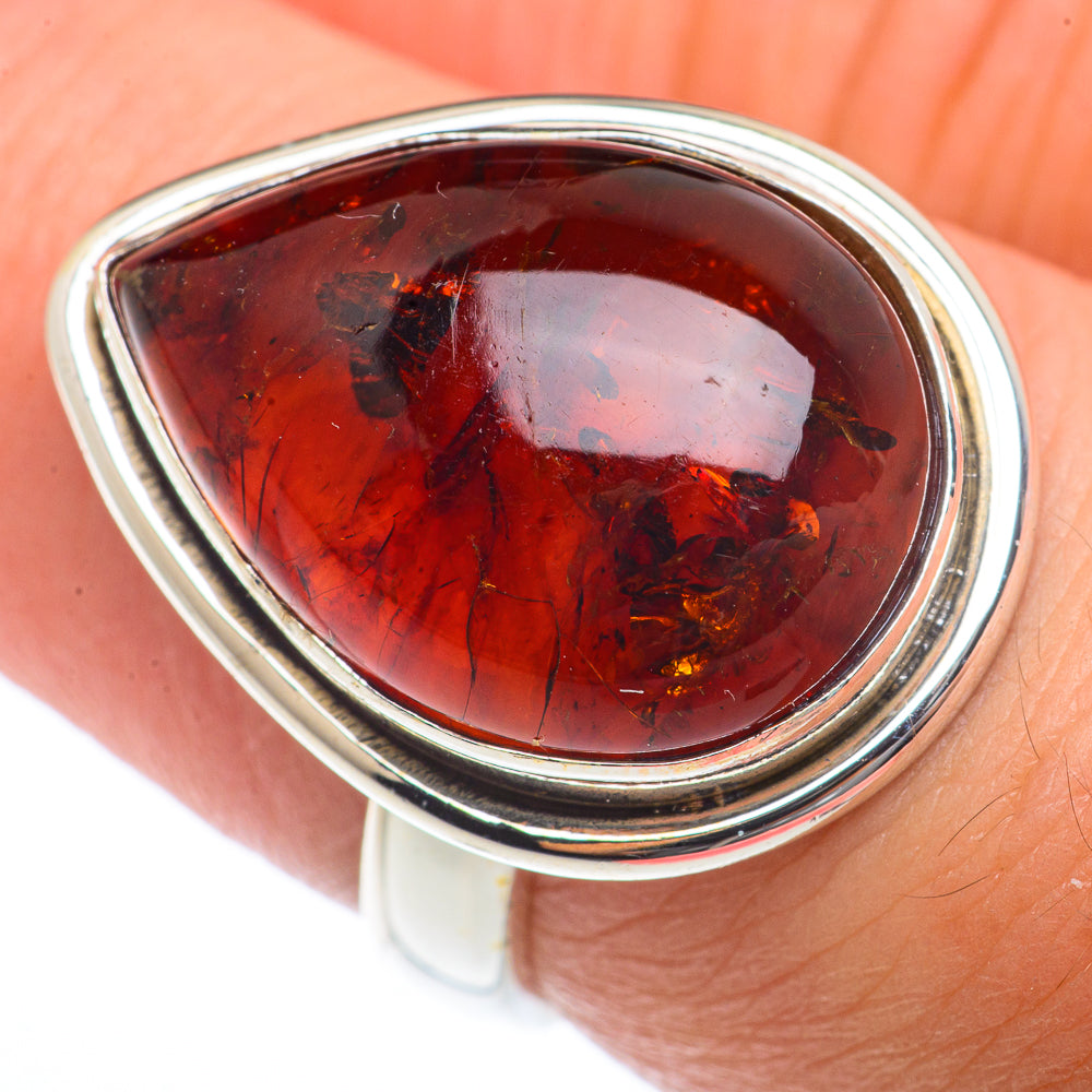 Baltic Amber Rings handcrafted by Ana Silver Co - RING73202