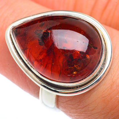 Baltic Amber Rings handcrafted by Ana Silver Co - RING73202
