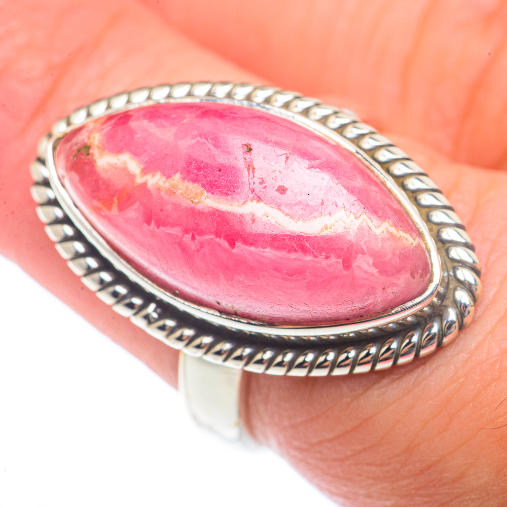 Rhodochrosite Rings handcrafted by Ana Silver Co - RING73203