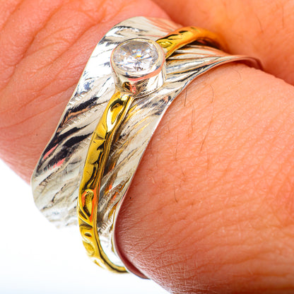 White Quartz Copper Rings handcrafted by Ana Silver Co - RING73211