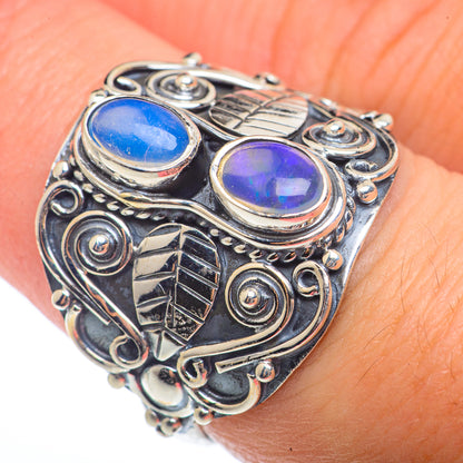 Ethiopian Opal Rings handcrafted by Ana Silver Co - RING73223
