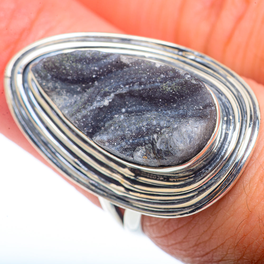 Desert Druzy Rings handcrafted by Ana Silver Co - RING73225