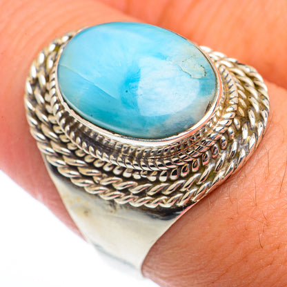 Larimar Rings handcrafted by Ana Silver Co - RING73231