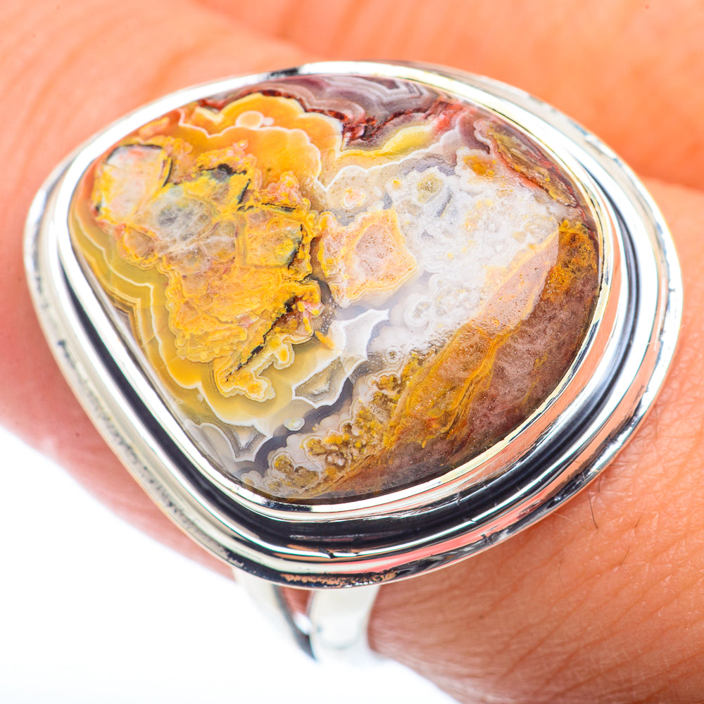 Ocean Jasper Rings handcrafted by Ana Silver Co - RING73243