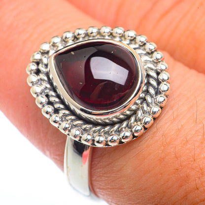 Garnet Rings handcrafted by Ana Silver Co - RING73249