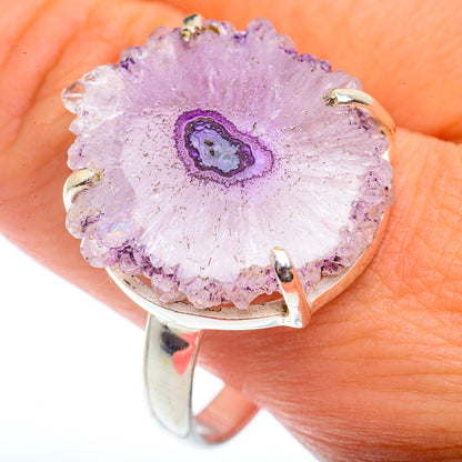 Amethyst Stalactite Rings handcrafted by Ana Silver Co - RING73251