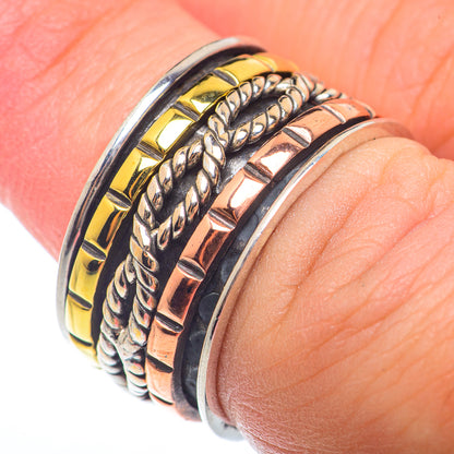 Meditation Spinner Rings handcrafted by Ana Silver Co - RING73253