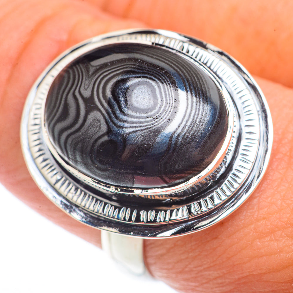 Psilomelane Rings handcrafted by Ana Silver Co - RING73256