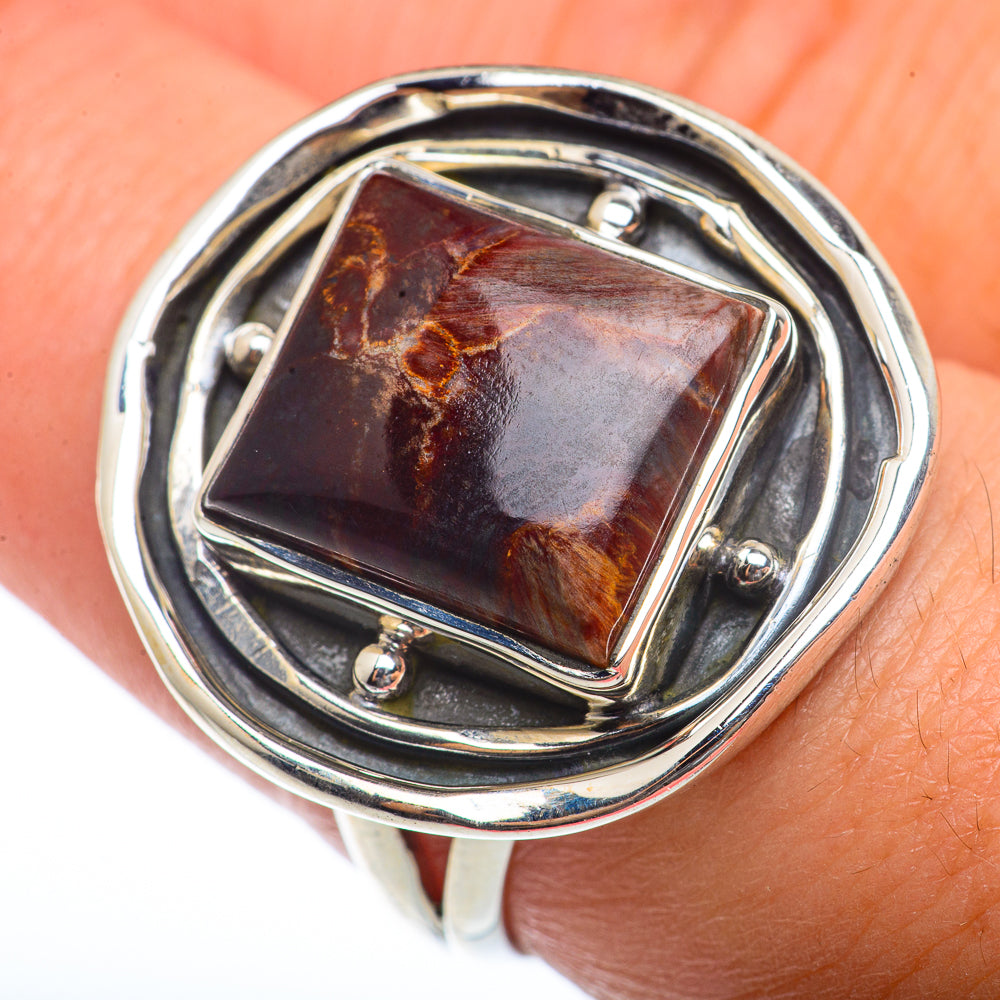 Mookaite Rings handcrafted by Ana Silver Co - RING73281