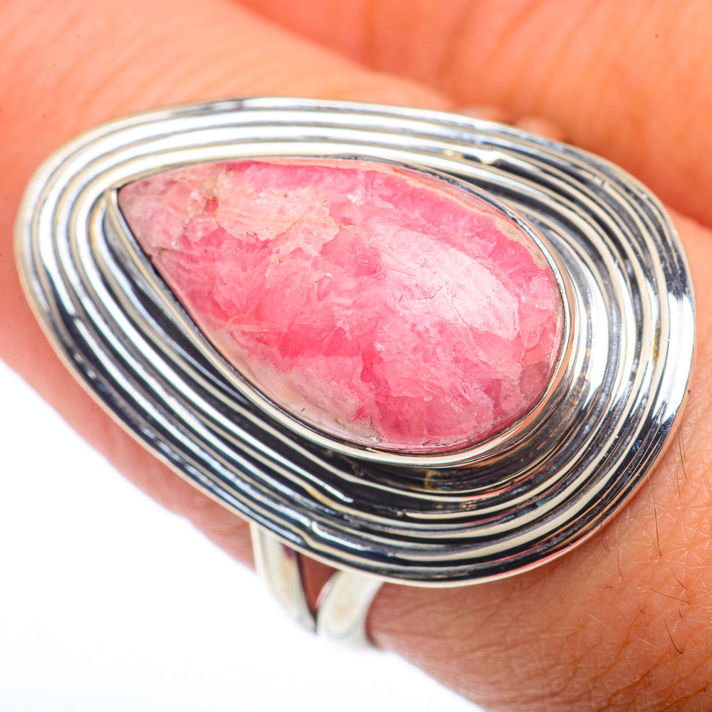 Rhodochrosite Rings handcrafted by Ana Silver Co - RING73287