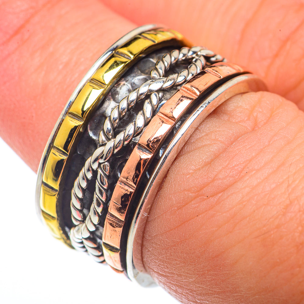 Meditation Spinner Rings handcrafted by Ana Silver Co - RING73293