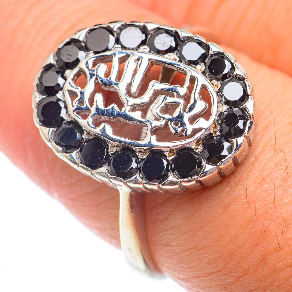 Black Onyx Rings handcrafted by Ana Silver Co - RING73295