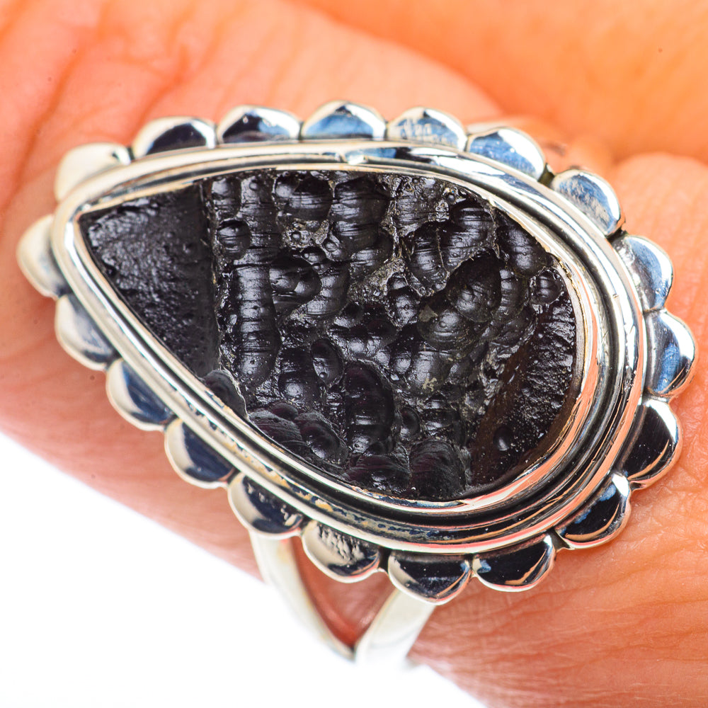 Tektite Rings handcrafted by Ana Silver Co - RING73296