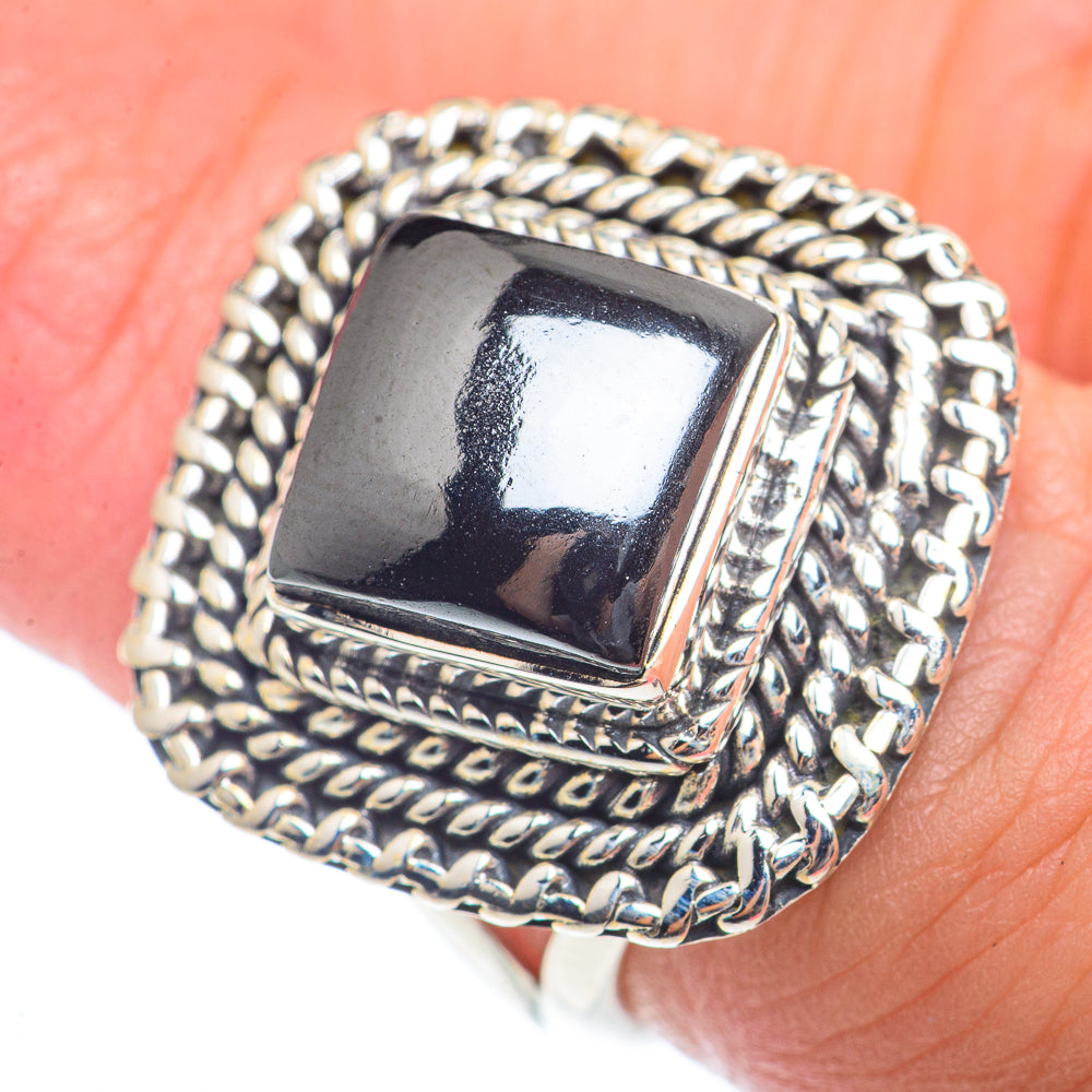 Hematite Rings handcrafted by Ana Silver Co - RING73305
