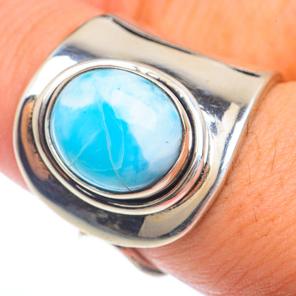 Larimar Rings handcrafted by Ana Silver Co - RING73307