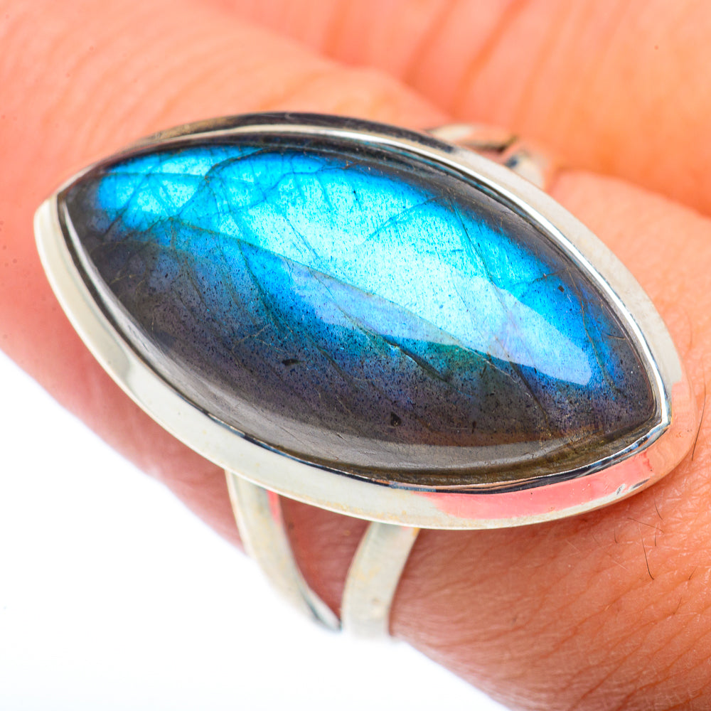 Labradorite Rings handcrafted by Ana Silver Co - RING73310