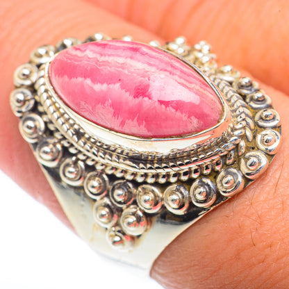 Rhodochrosite Rings handcrafted by Ana Silver Co - RING73325