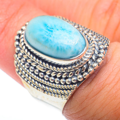 Larimar Rings handcrafted by Ana Silver Co - RING73344