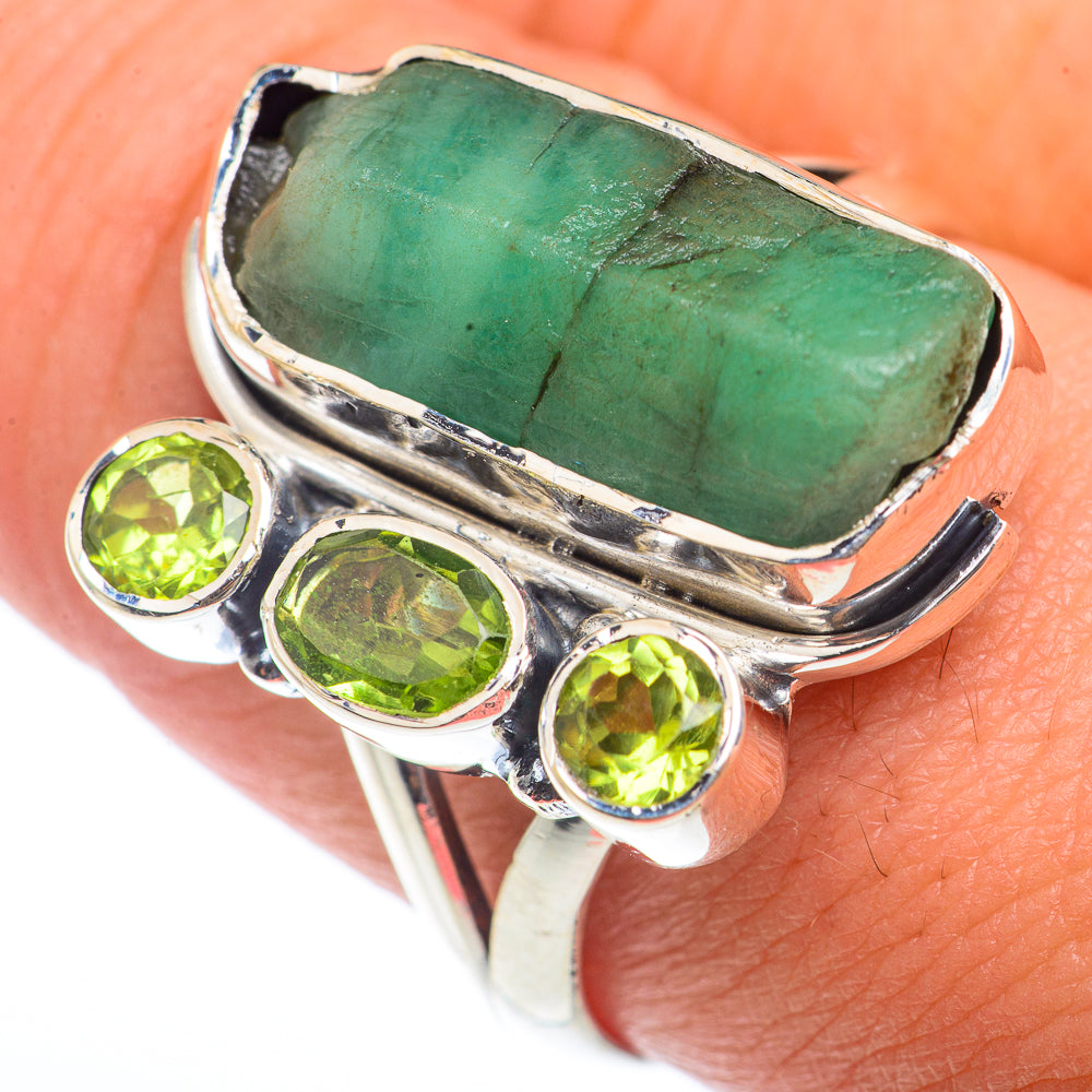 Chrysoprase Rings handcrafted by Ana Silver Co - RING73349