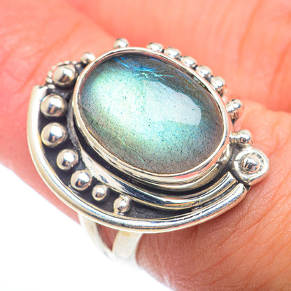 Labradorite Rings handcrafted by Ana Silver Co - RING73351