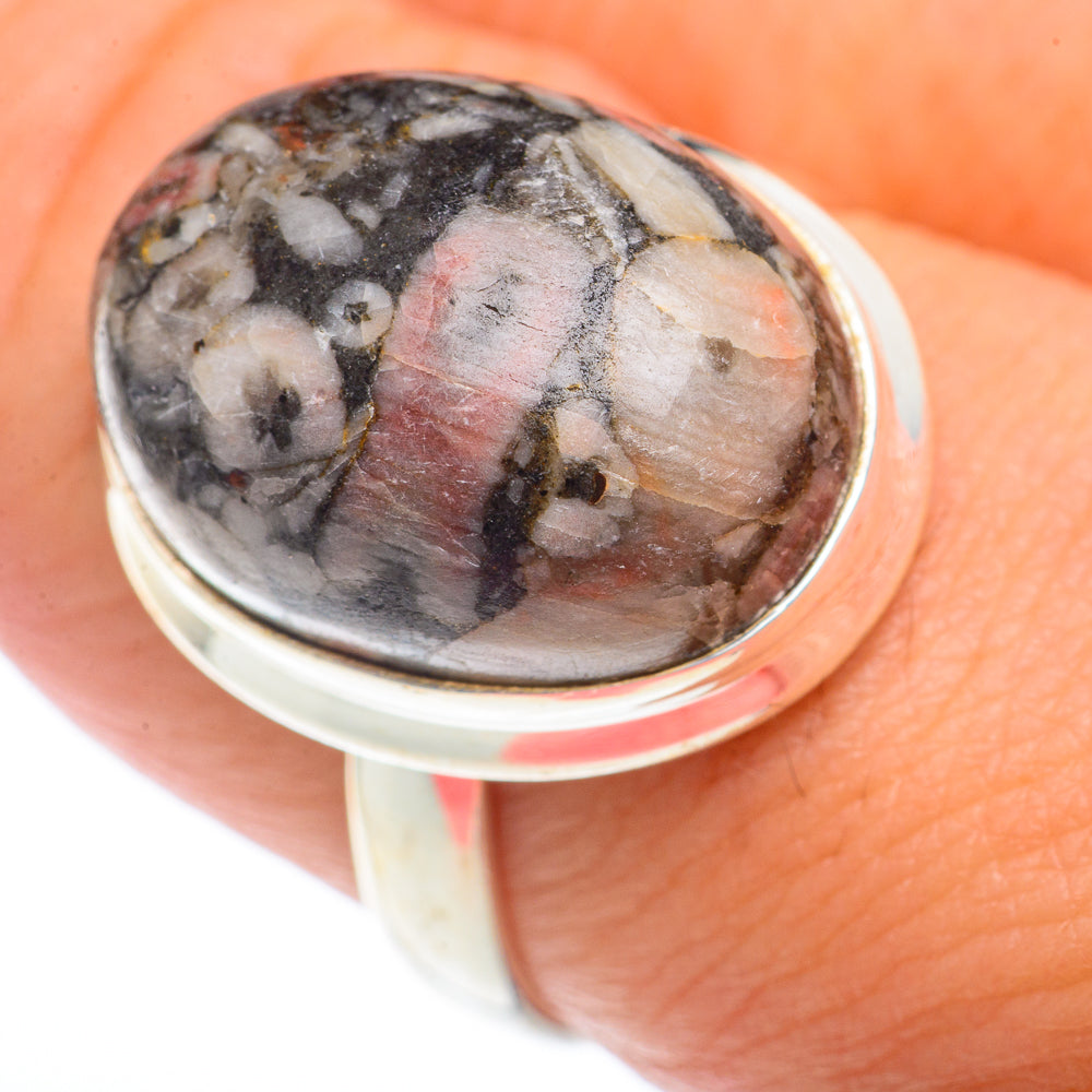 Crinoid Fossil Rings handcrafted by Ana Silver Co - RING73355