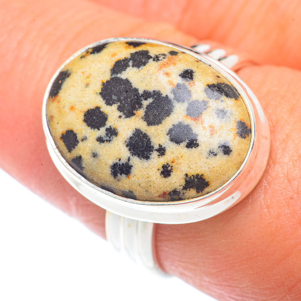 Dalmatian Jasper Rings handcrafted by Ana Silver Co - RING73356
