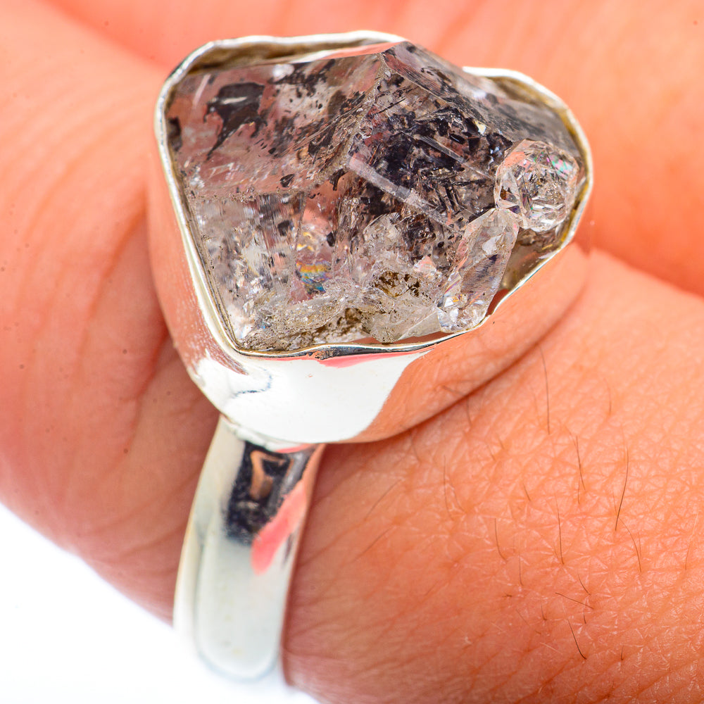 Herkimer Diamond Rings handcrafted by Ana Silver Co - RING73364