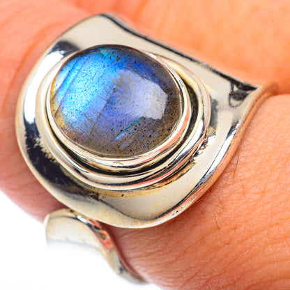 Labradorite Rings handcrafted by Ana Silver Co - RING73378