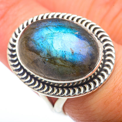 Labradorite Rings handcrafted by Ana Silver Co - RING73382
