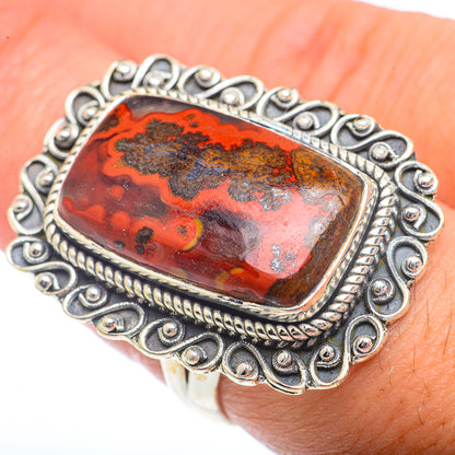 Moroccan Agate Rings handcrafted by Ana Silver Co - RING73390