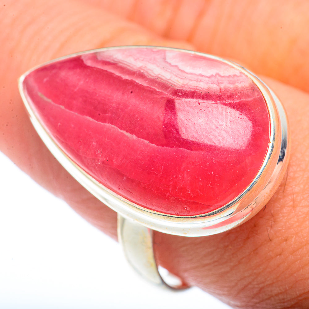 Rhodochrosite Rings handcrafted by Ana Silver Co - RING73396