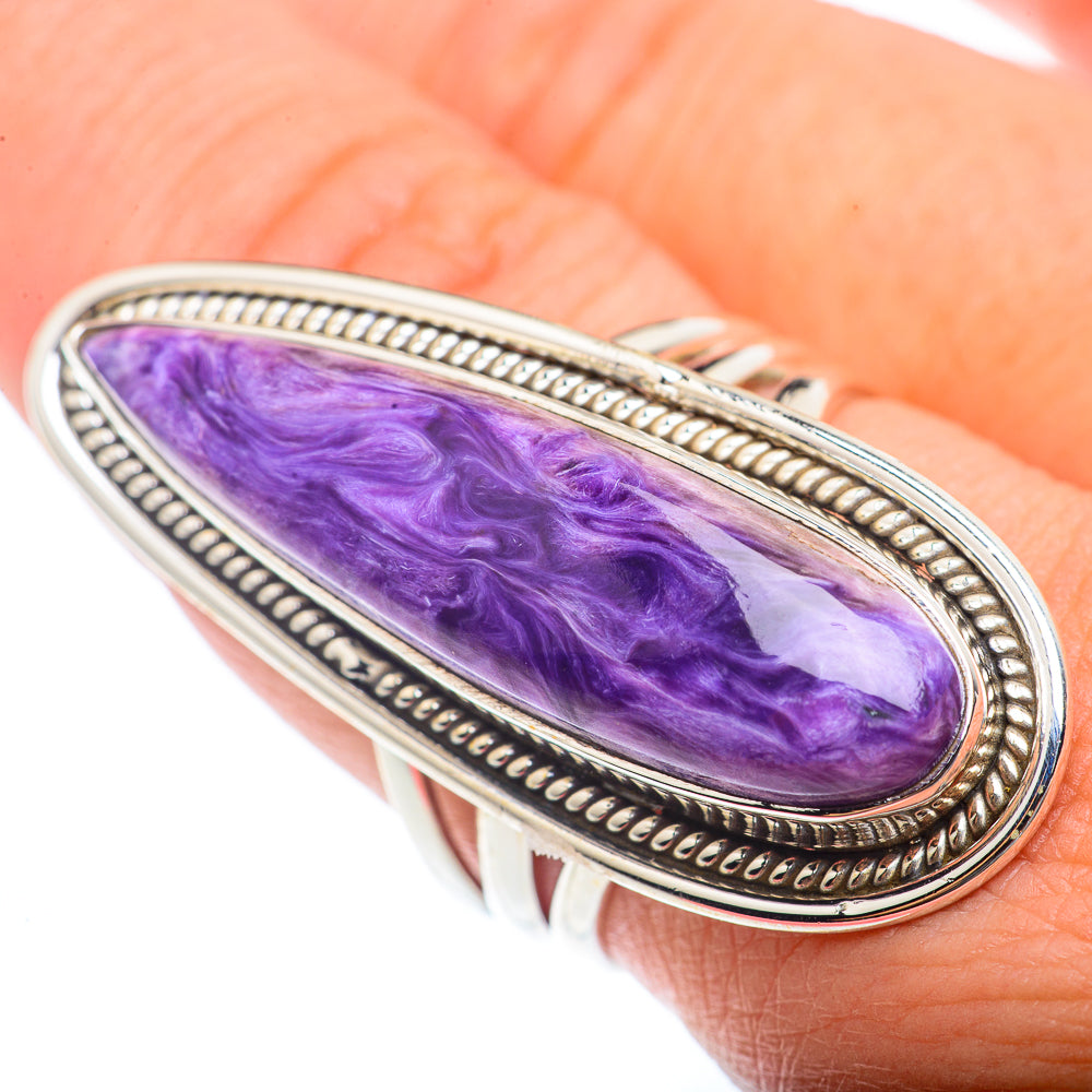 Charoite Rings handcrafted by Ana Silver Co - RING73400